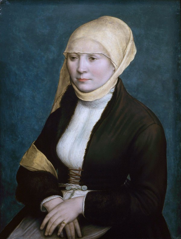 Portrait of a woman from southern Germany by Hans Holbein